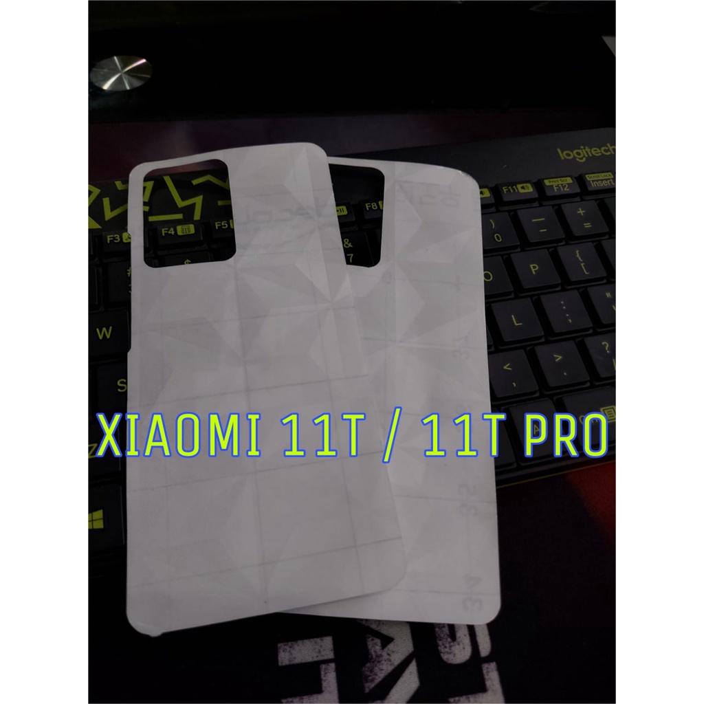 Skin Carbon Xiaomi 11T / Xiaomi 11T PRO Anti Gores Belakang Anti Jamur Garskin DIAMOND