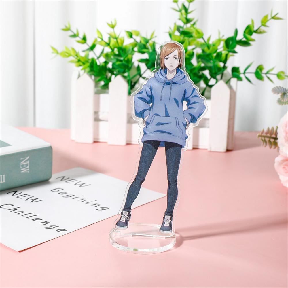 LANFY Cute Anime Jujutsu Kaisen Model Toy Itadori Yuuji Jujutsu Kaisen Figure Stand Desk Decor Model Plate Action Figure Figure Decoration Desktop  Decorate Fushigura Megumi Satoru Gojou