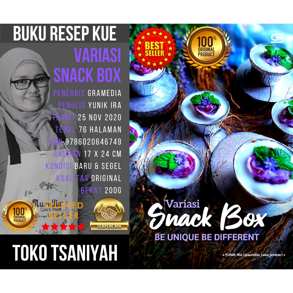 Buku Resep Kue Variasi Snack Box Be Unique Be Different Yunik Ira Cake Makanan Makan Cemilan Dessert