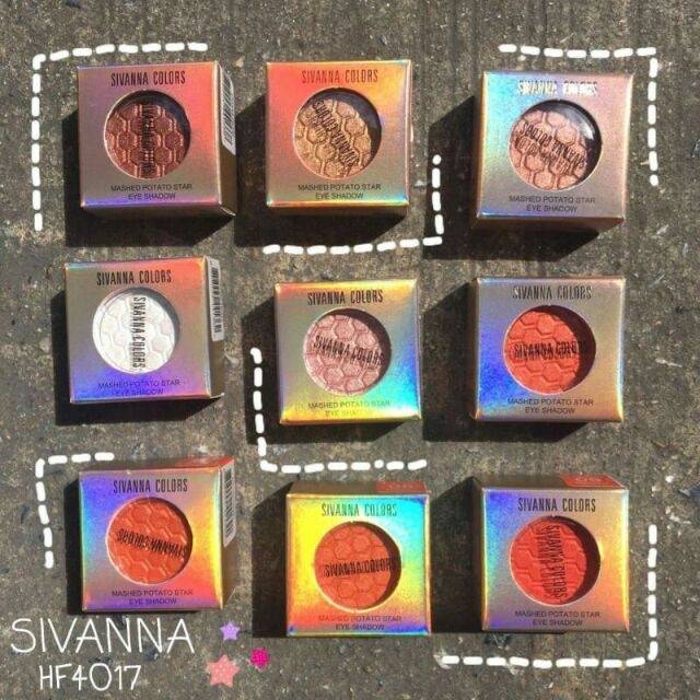 SIVANNA COLORS Mashed Potato Star Eye Shadow #HF4017 Thailand / Eyeshadow / Metalic / Glowing