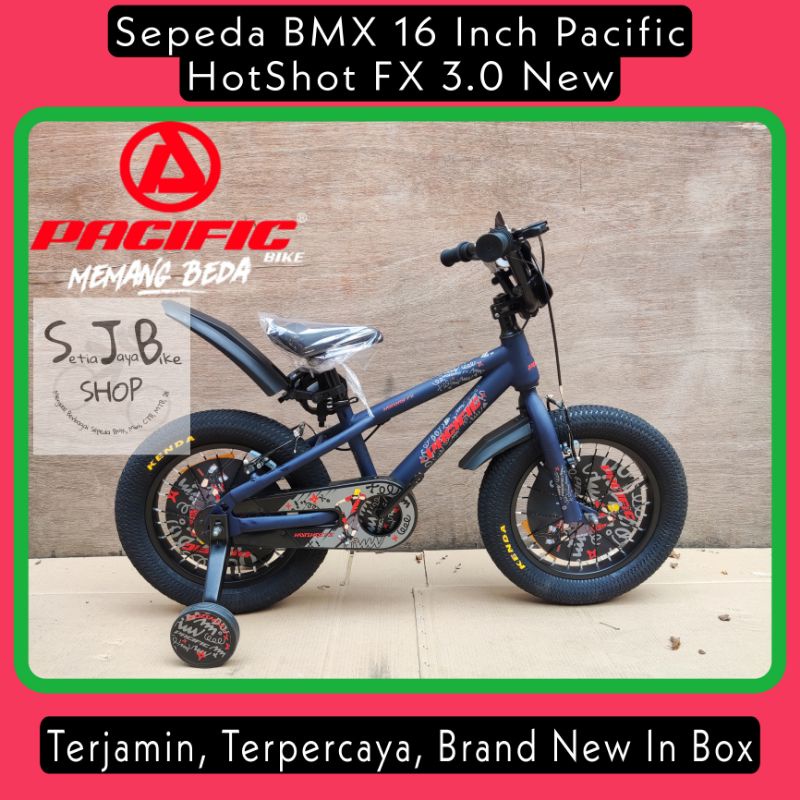 Sepeda Anak BMX 16 Inch PACIFIC HOTSHOT FX New Steel Hi-Ten Ban Jumbo