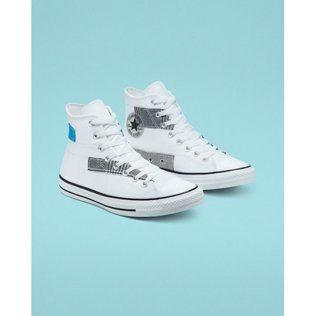CONVERSE CT AS Hi - PATCHWORK WHITE BLACK SAIL BLUE