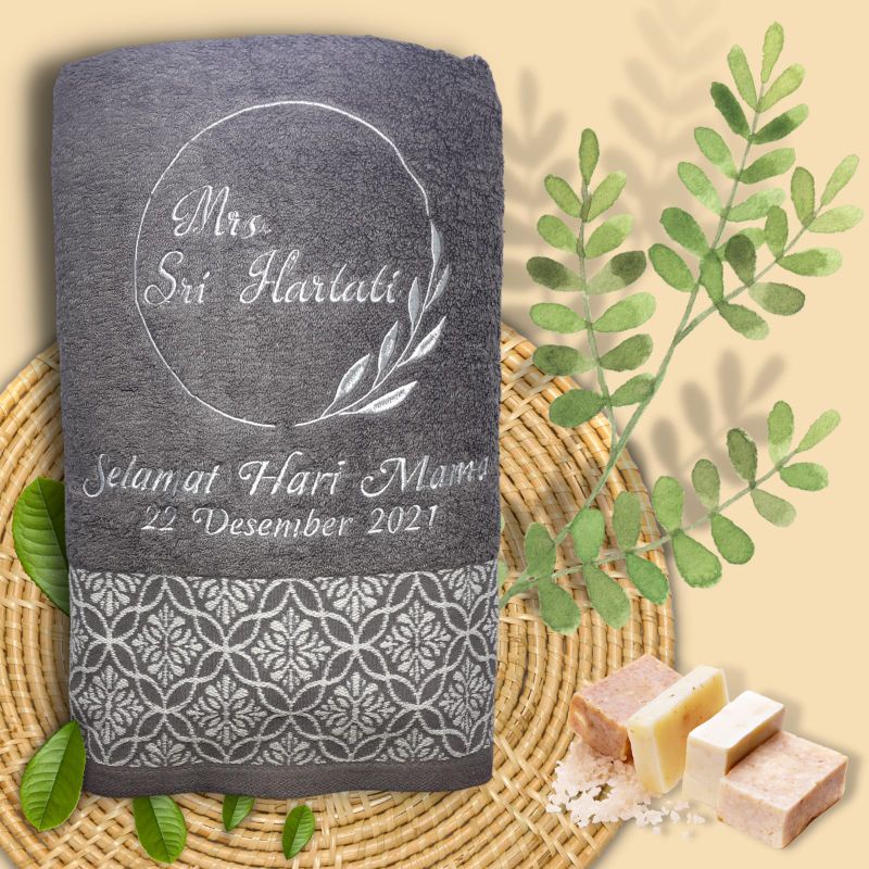 Handuk Custom Bordir | Handuk Couple Wedding | Handuk Terry Palmer - Victorian