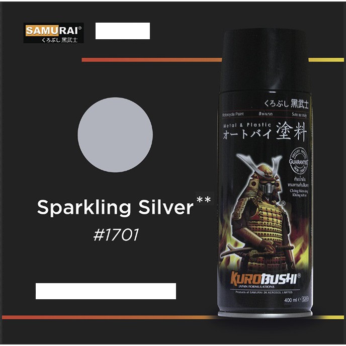CAT PILOX SAMURAI SPARKLING SILVER 1701**