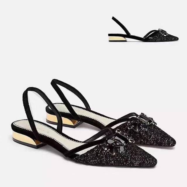 Zara classy Flat shoes Free box