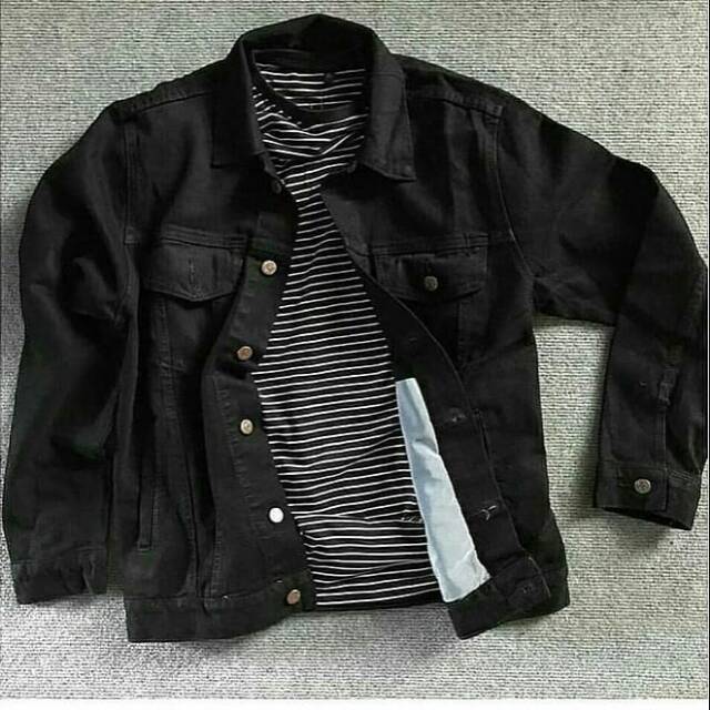 Jacket Jeans Black Premium