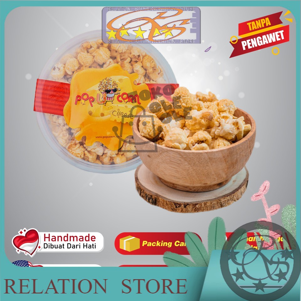 

Pop U Corn Popcorn Rasa Keju (Cheese)