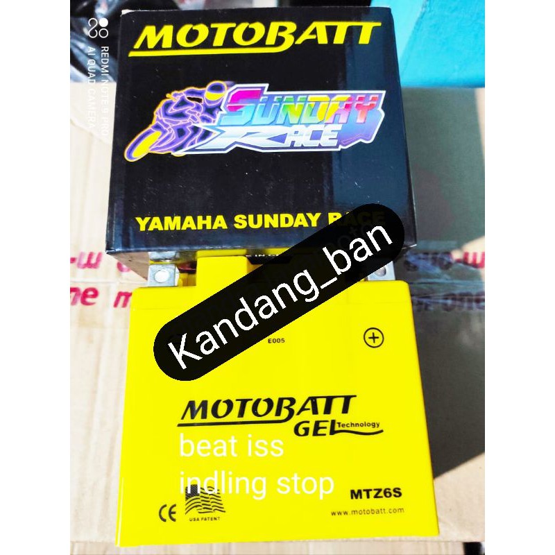 Aki kering Gel Motobatt for Beat iss indling stop