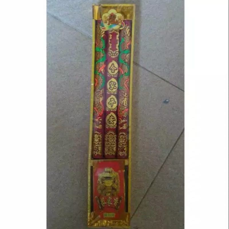 Dupa Hio Naga 3 Batang 30cm 37cm timbul