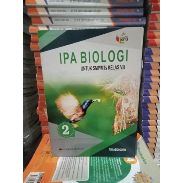 buku IPA biologi kelas 8 SMP Erlangga