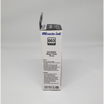 Tinta Miracle Ink 100ml Epson L-series 003 - Black