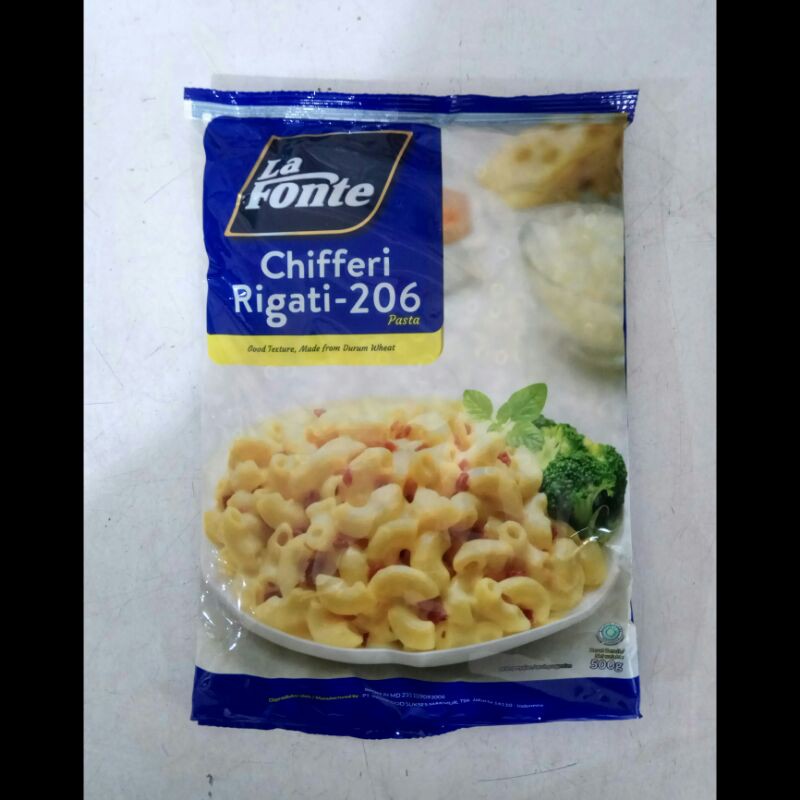 

La Fonte Makaroni Chifferi Rigati - 206 Pasta 500 Gr (0621)