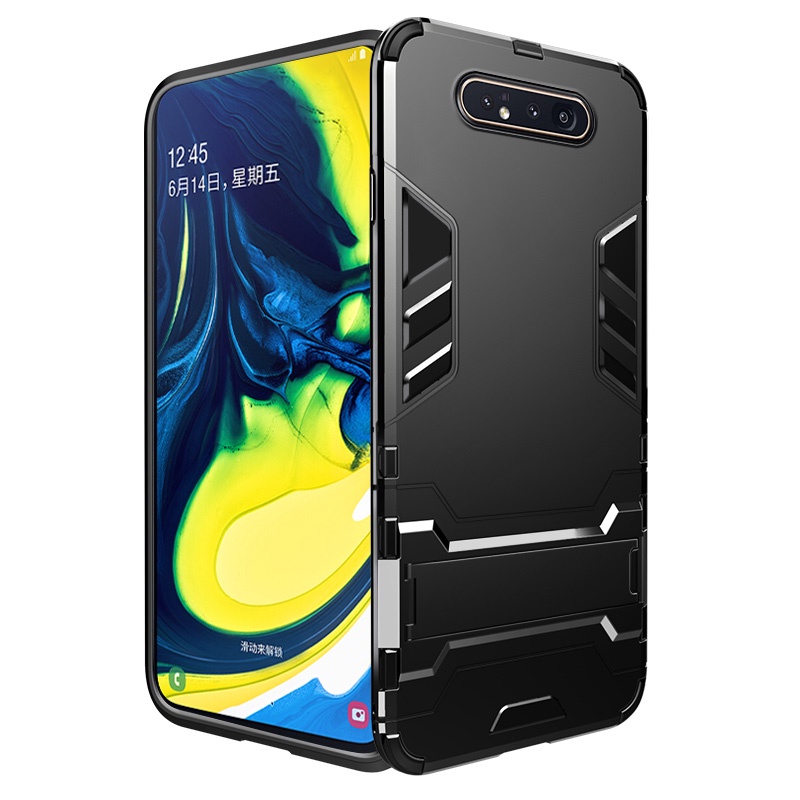 Casing Hard Case Armor PC + Silikon Anti Benturan Untuk Samsung Galaxy A80 A90 5G A80 A90