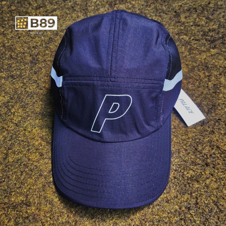 TOPI PALACE 5 PANEL CAP 3M REFLECTIVE ORIGINAL CAP HAT - BLACK