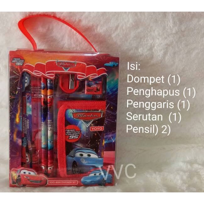 

Paket Alat Tulis - Paket Puzzle Anak - Paket Ujian Study Set + Dompet Anak/ Set Alat Tulis Cars/