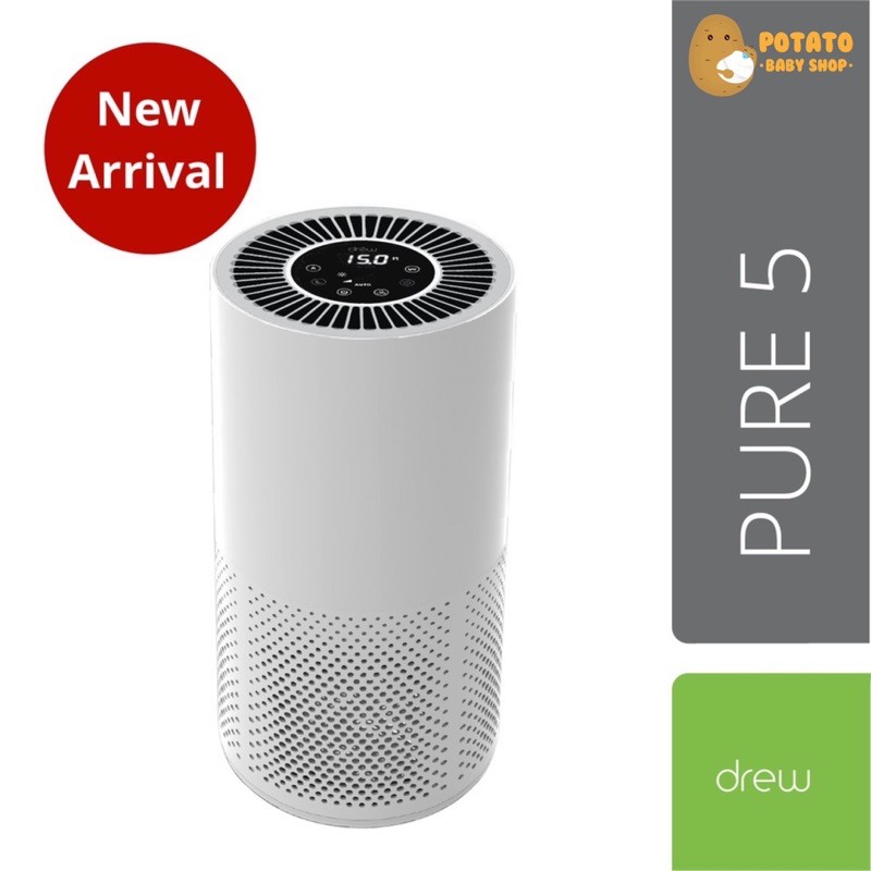 Drew Pure 5 - Air Purifier With Uvc Light Sterilization