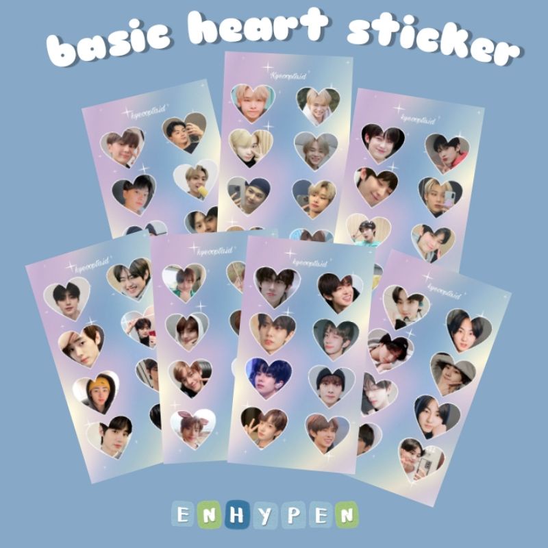

[Kyeoopta] Basic Heart Sticker Enhypen Sticker Deco BACA DESKRIPSI