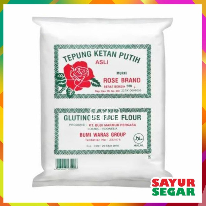 

Ketan-Beras-Tepung- Tepung Beras Ketan Putih 500G Rose Brand -Tepung-Beras-Ketan.