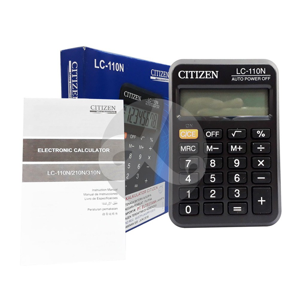 

Kalkulator CITIZEN LC-110N Dekstop Calculator Original