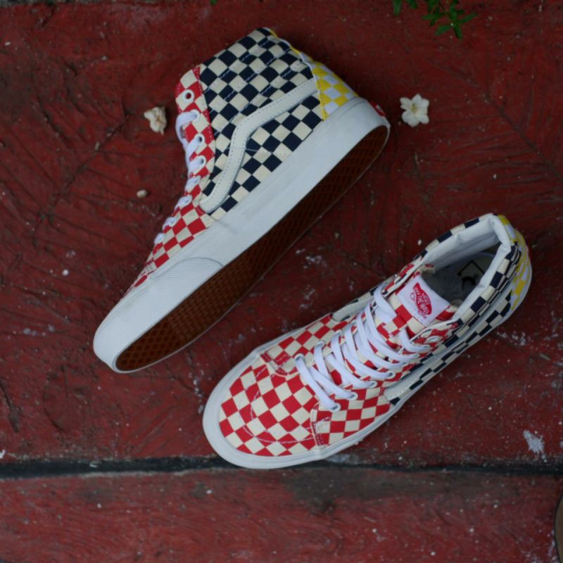 Vans Sk8hi Checkerboard Multicolor