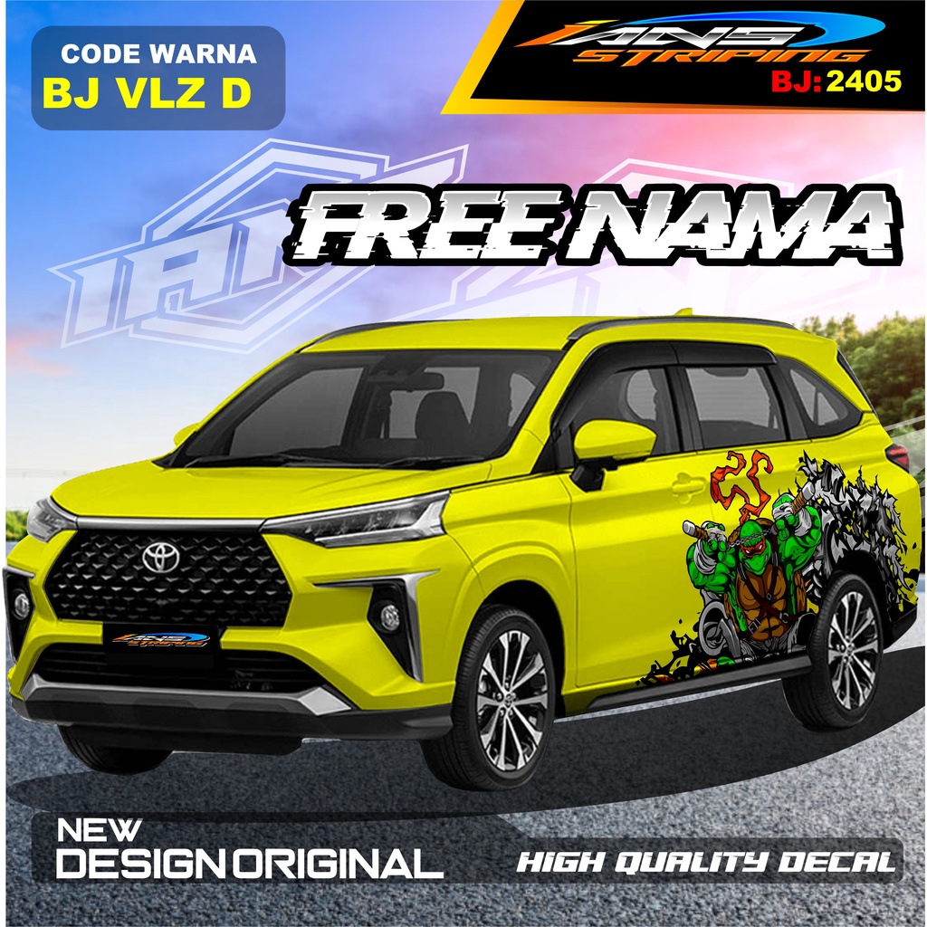 STIKER VARIASI MOBIL AVANZA VELOZ / VARIASI STIKER MOBIL XENIA REBORN / STICKER DECAL MOBIL PAJERO / STIKER MOBIL