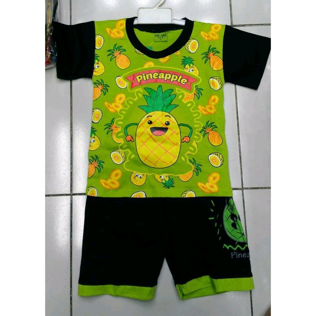 Jual Setelan Anak Nanas Baju Anak Nanas Berkualitas
