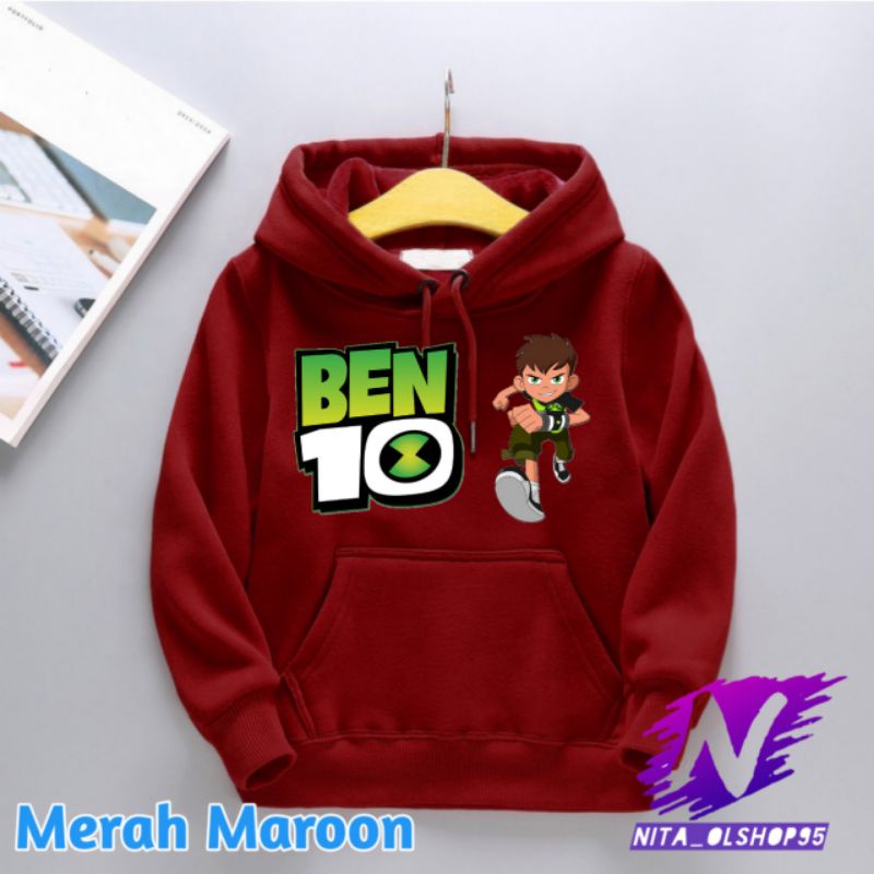 sweater hoodie anak ben10