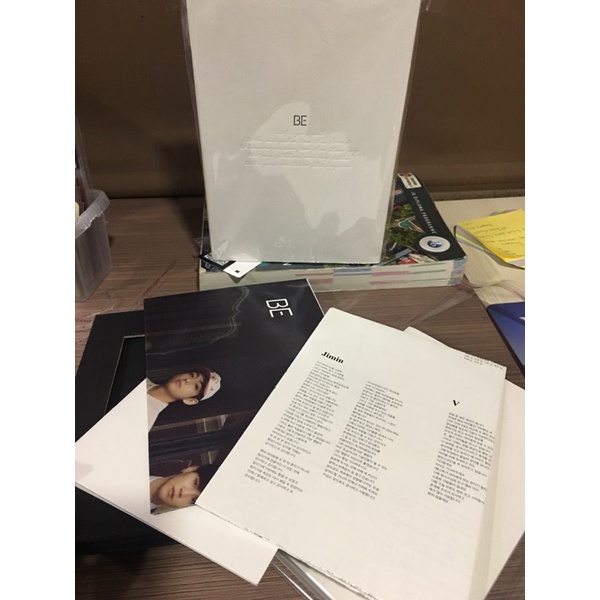 READY INA- SHARING BTS BE DELUXE EDITION POSTCARD POSTER CD MAKING BOOK PHOTOBOOK OFFICIAL