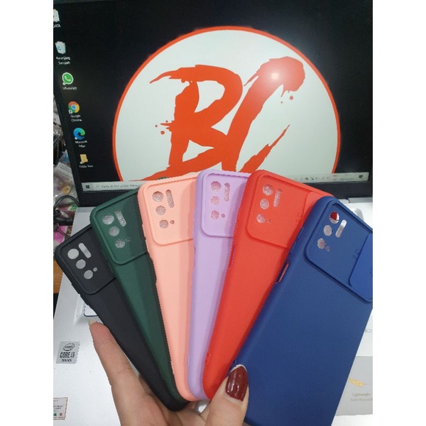 CASE SLIDE VIVO Y21S - CASE SLIDE PLUS PELINDUNG KAMERA VIVO Y21S - BDC