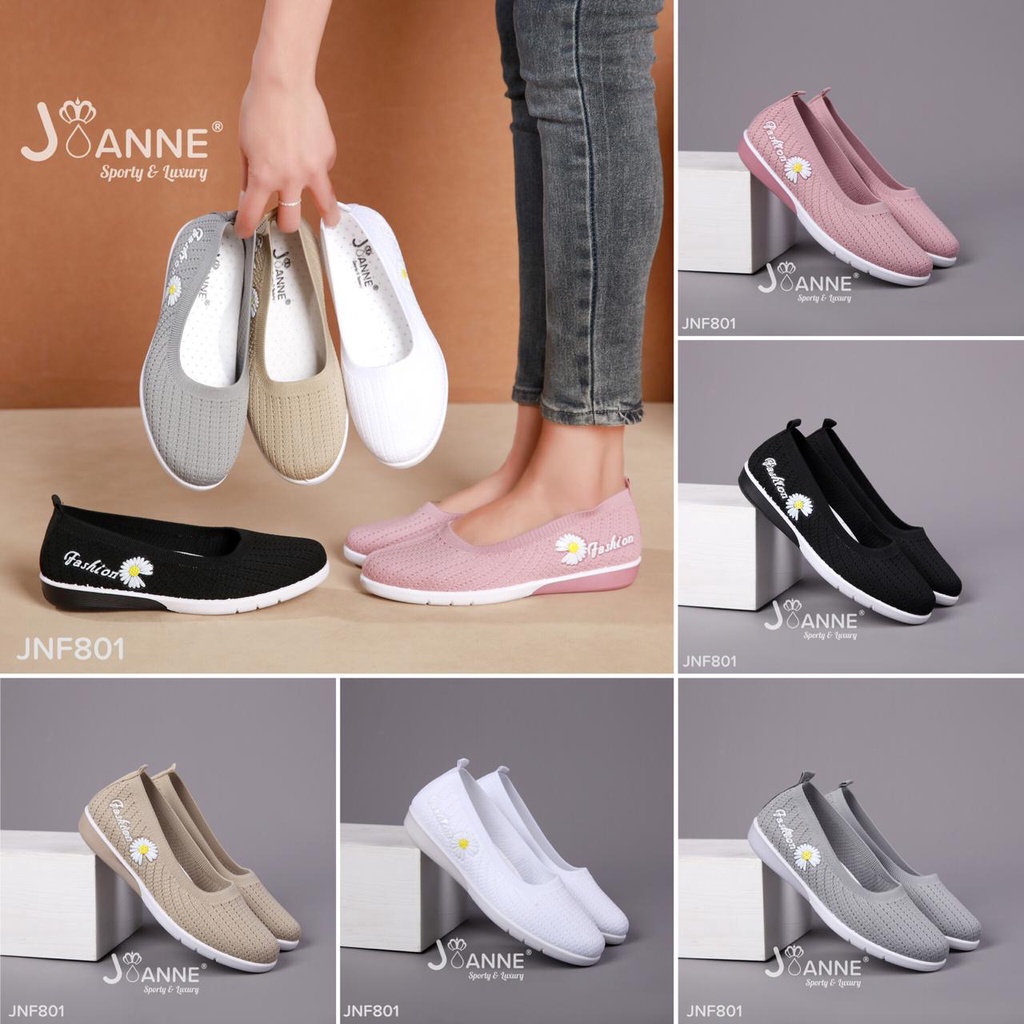 JOANNE FlyKnit Flat Shoes #JNF801 ORIGINAL