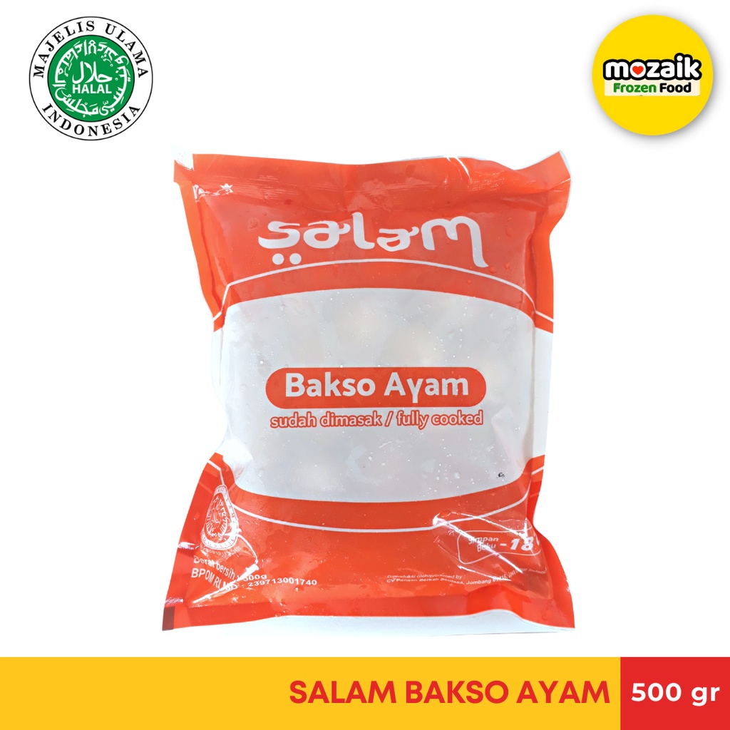 

Salam Bakso Ayam dan Bakso Krikil 500gr Frozen Mart Frozen Food Palembang