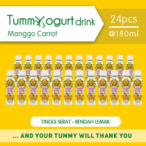 

Yogurt Heavenly Blush Tummy Drink Mango Carrot[24 x 180 ml]