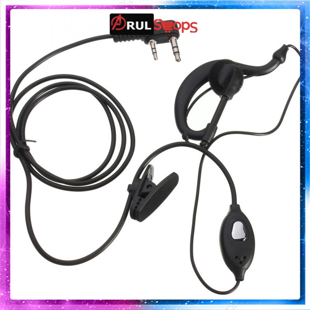 Headset Earphone untuk Walkie Talkie - K0459