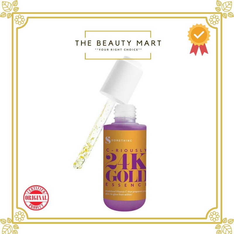 [BPOM] Somethinc C-RIOUSLY 24K Gold Essence (get free gift)