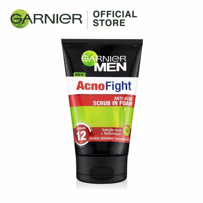 Garnier Men Acno Fight Scrub In Foam - 100ml