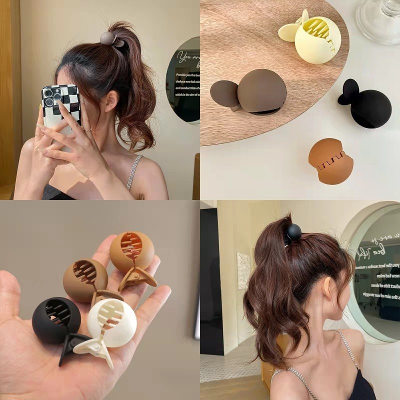 MURMURE.ID JEPIT RAMBUT IKAN JEDAI BULAT JEDAI DOFF IKAN JEPIT RAMBUT MATTE HAIR CLAW CLIP KUNCIR