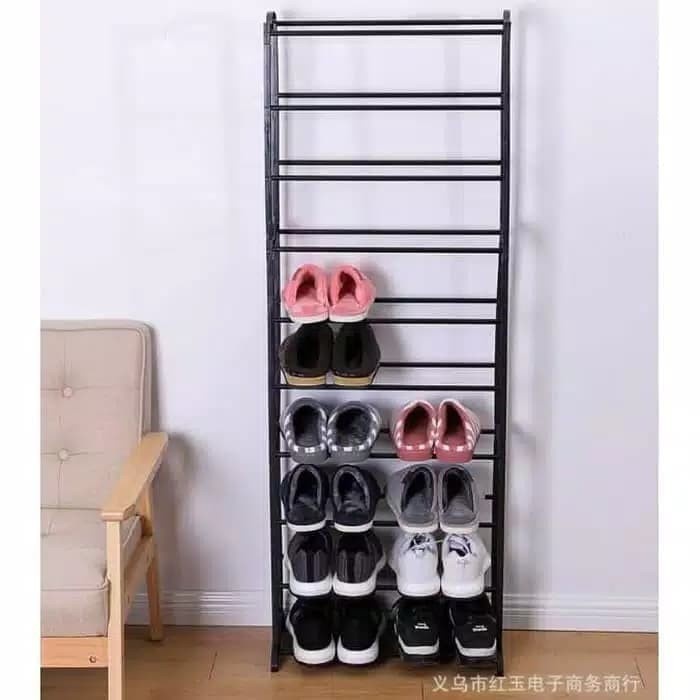 RA10- Rak AMAZING PORTABLE SHOE RACK Rak Sepatu Lipat 10 Tingkat Susun