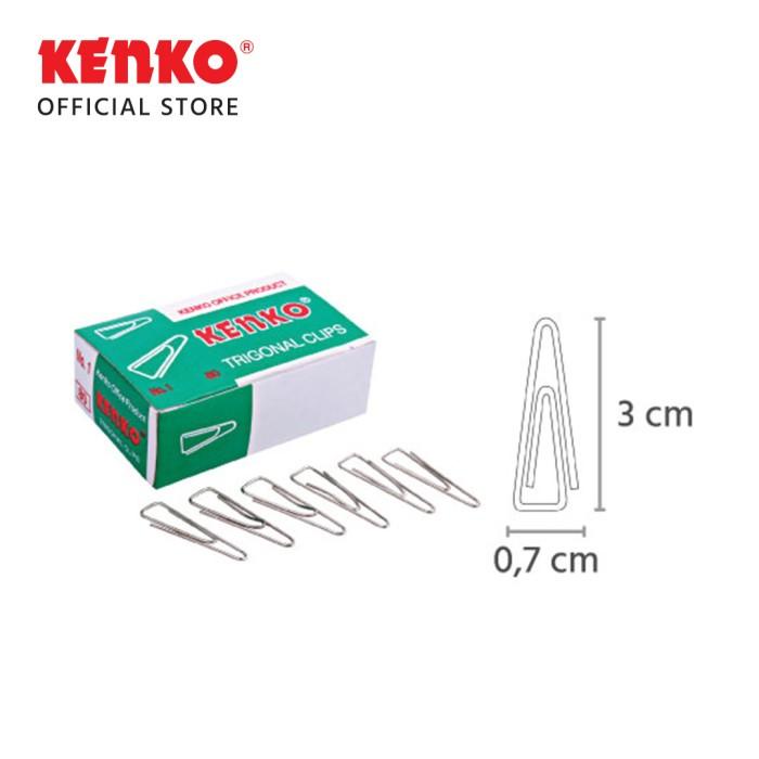 

Klip | Trigonal Clips/ Paper Clips No 1/2/5 Kenko Pack