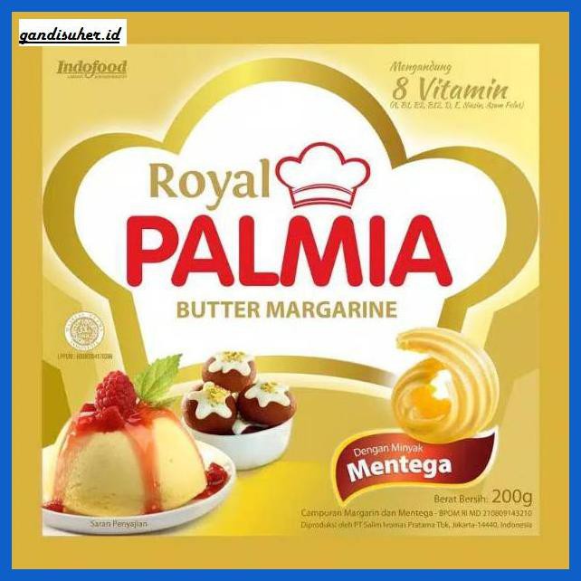 

Rettubagetnem- Royal Palmia Butter Margarine 200Gr -Asli-Slii.