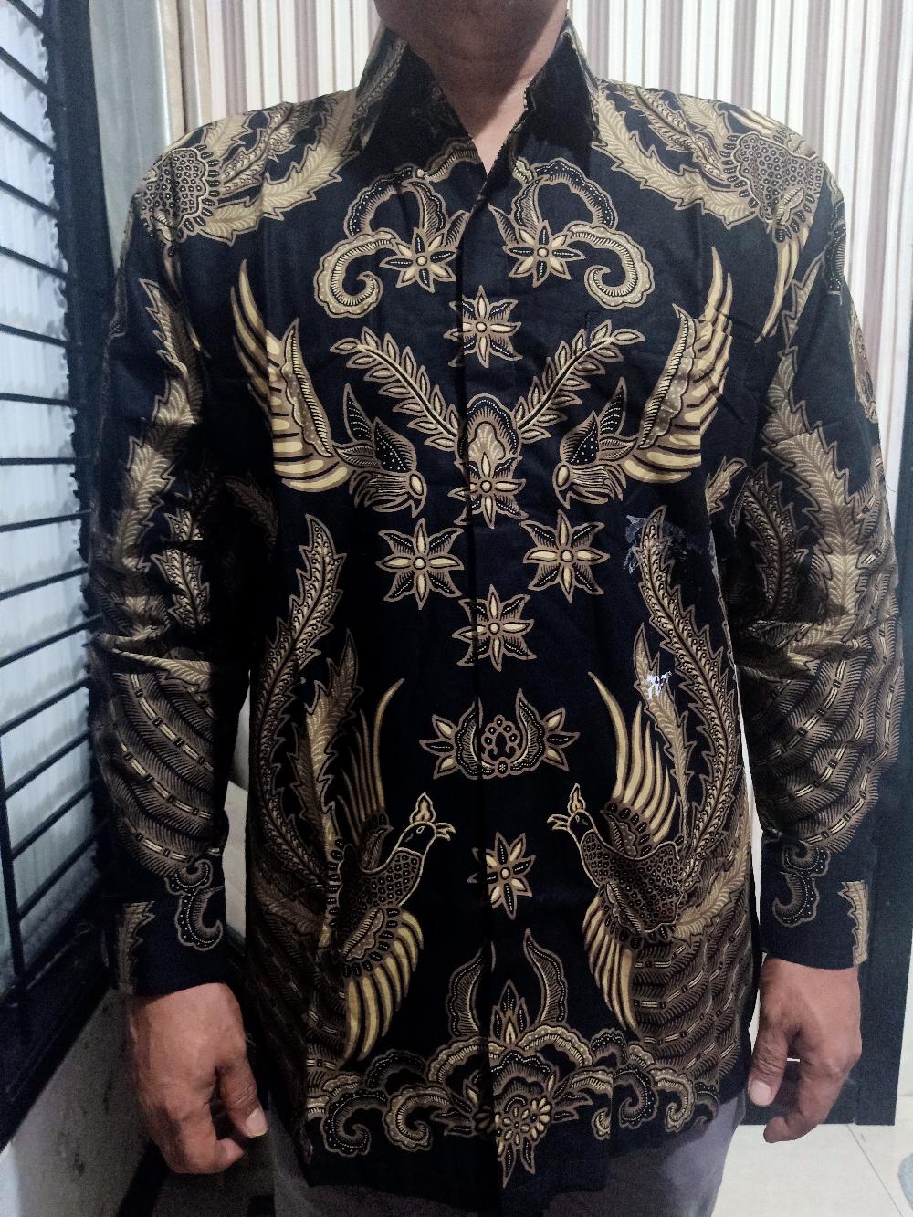 Kemeja Batik Prabu Bahan Katun Baturaden Reguler Fit A420