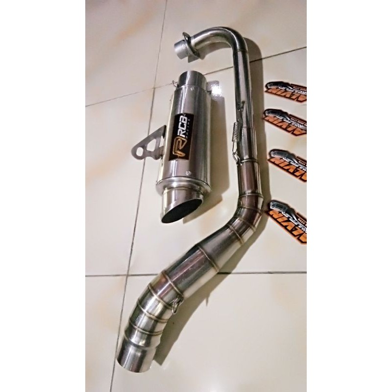 knalpot rcb plipit kolong bebek vegar zr jupiterz supra legenda astrea smash kirana karisma dll