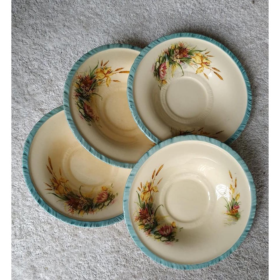 pisin keramik hanley england 4 buah