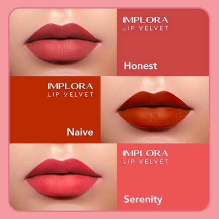 Implora Lip Velvet | lip cream lipstik