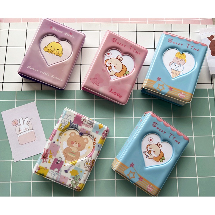 Ins 3inch Album Foto Mini Sweet Love Card Holder Photocard Collect Book