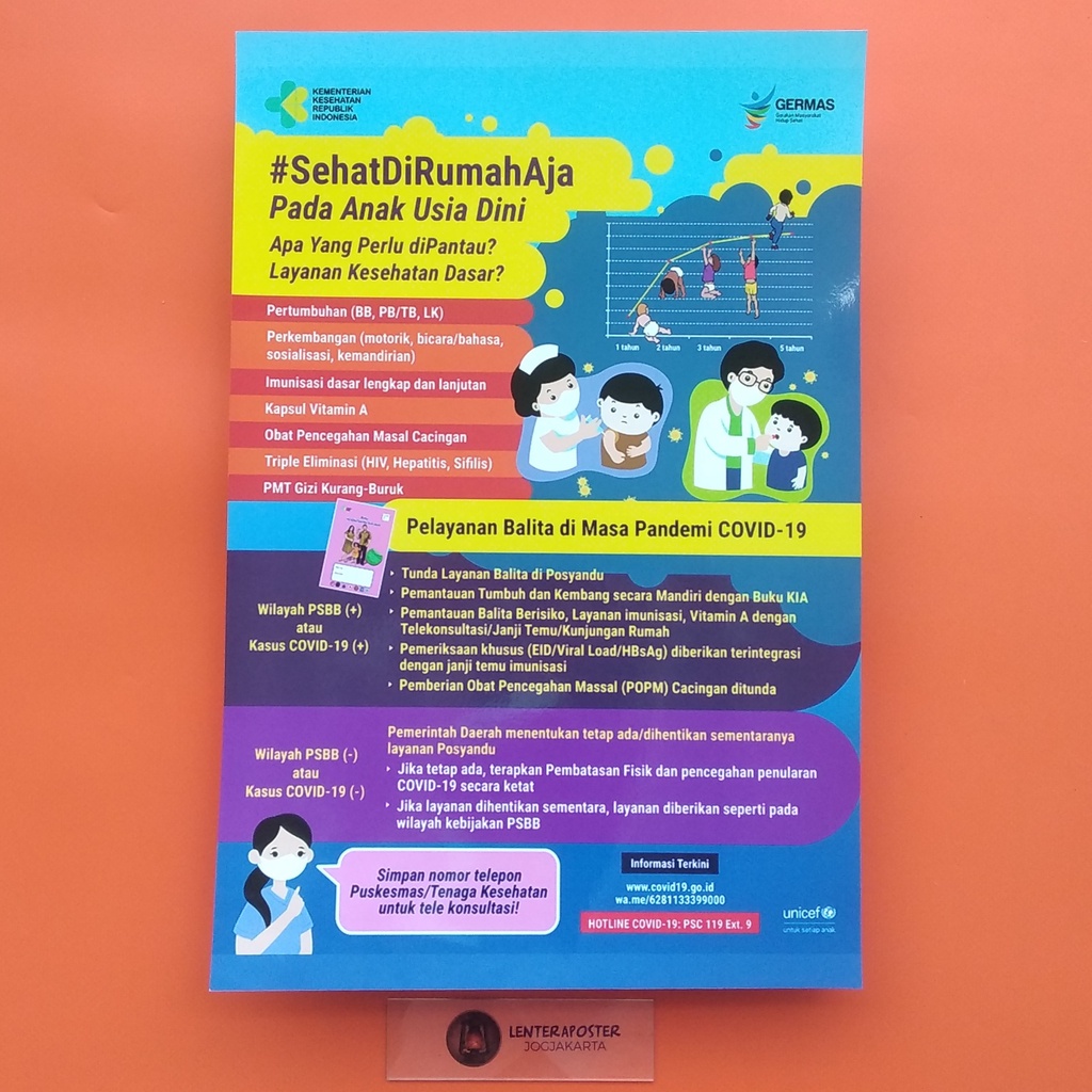 Jual Poster Kesehatan - Poster Sehat Dirumah Aja - Poster Terbaru ...