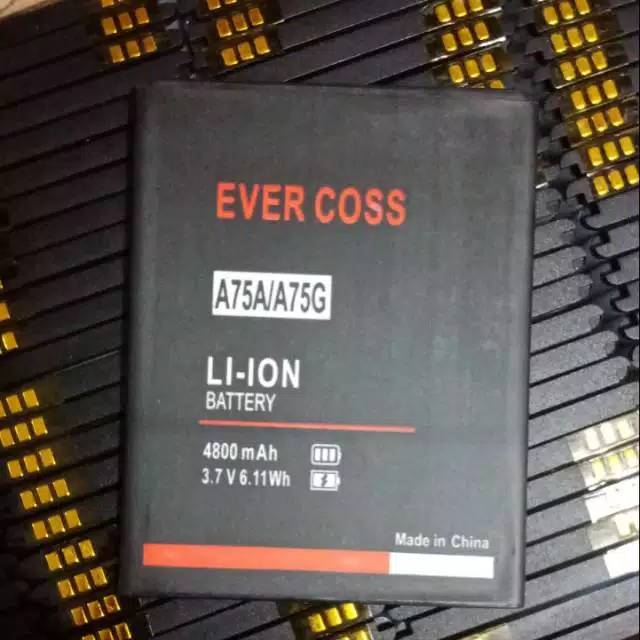 Batre bt Evercoss A75A A75G original 4800mah