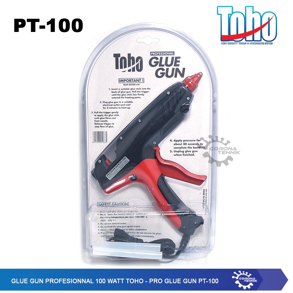 Toho - Pro Glue Gun PT-100 - Professional Glue Gun 100 Watt