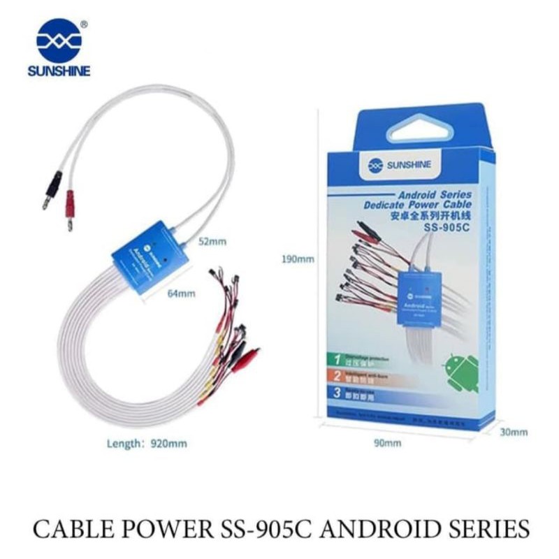 KABEL CABLE POWER SUNSHINE SS-905C ANDROID SERIES