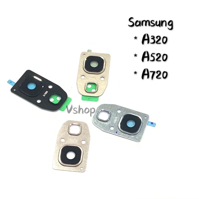 LENSA KAMERA KACA KAMERA BELAKANG SAMSUNG A320 A3 2017 - A520 A5 2017 - A720 A7 2017 + RING