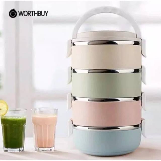 Rantang Makan Susun Stainless | Tempat Makan Murah